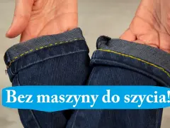 Jak podłożyć spodnie dżinsowe, aby uniknąć zniszczenia oryginalnego dołu
